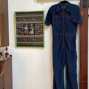 Immaculate condition never worn vintage denim jumpsuit